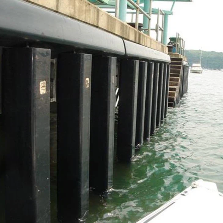 Rubber Fender With Square Or Hollow Hole